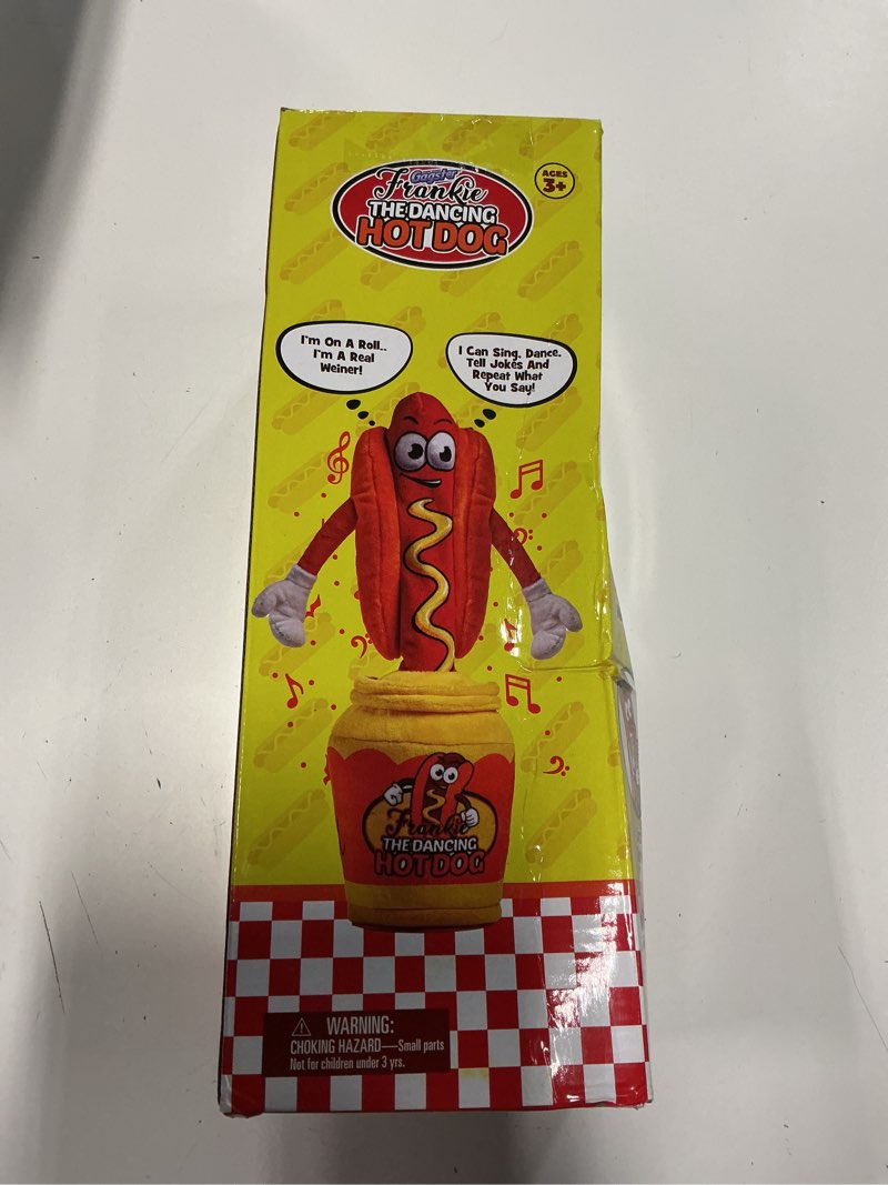 gagster dancing gummy worm, interactive talking & singing plush toy, lights up, and repeats what you say - funny animatronic toy for kids, gag gift