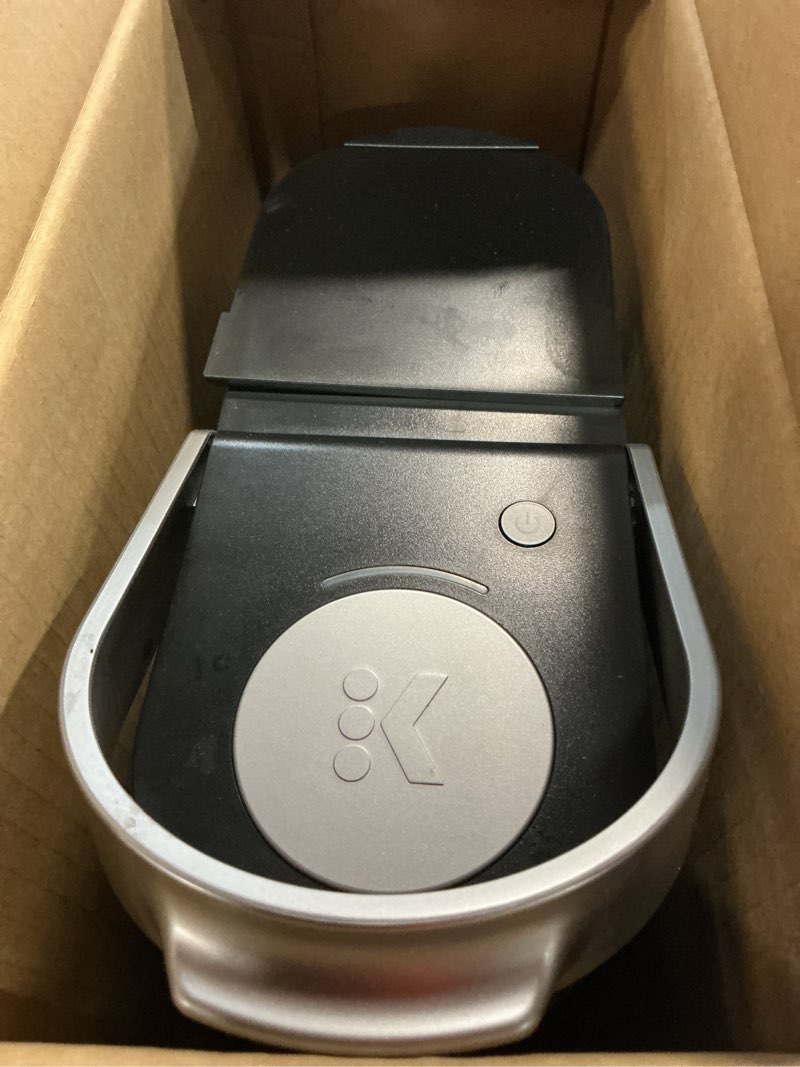 Condition photo showing As Is for keurig k-mini single serve k-cup pod coffee maker, 6 to 12oz brew size, with cord storage, perfect for small spaces, black