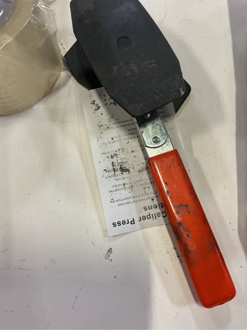 Condition photo showing As Is for gerox ratcheting brake caliper tool?4-in-1 caliper piston compression tool, 360° adjustable car ratc