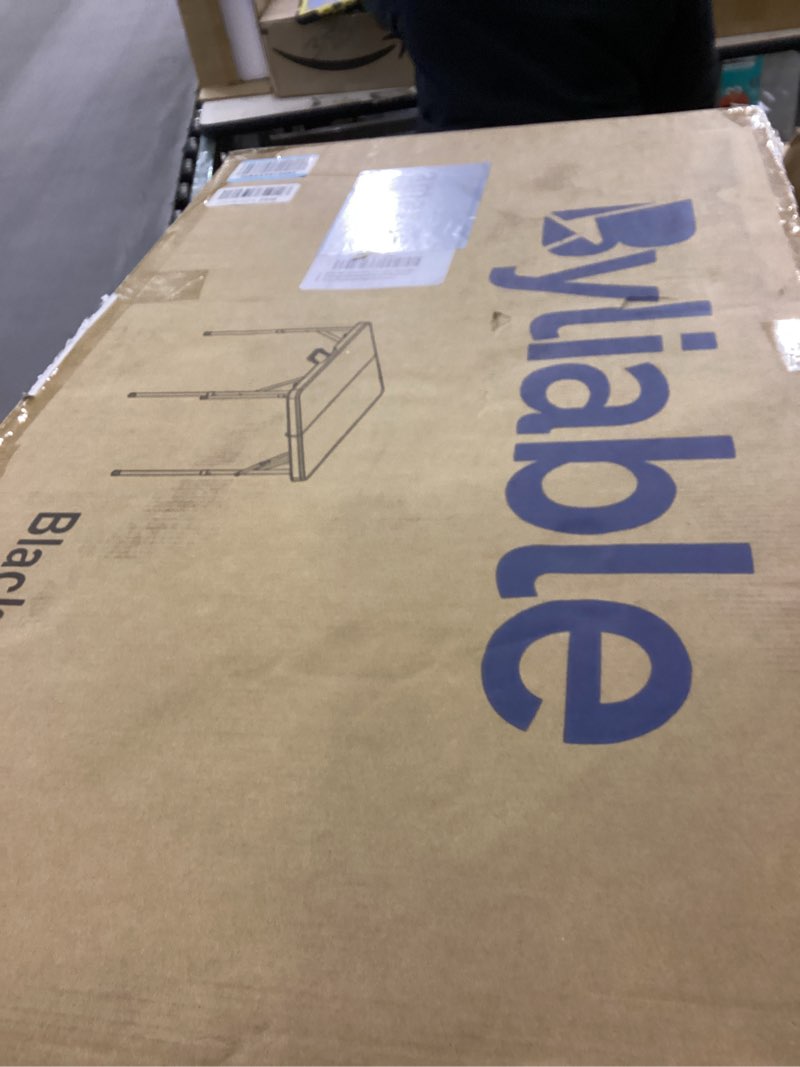 Byliable 34" Square Folding Card Table, Fold-in-Half Utility Dining Portable Table Heavy Duty HDPE P