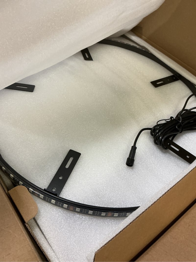 Condition photo showing Good Condition for 17inch double row wheel ring lights,brightest chasing color rim lights with turn signal and braking,wheel light 4pcs fit for truck car pickup