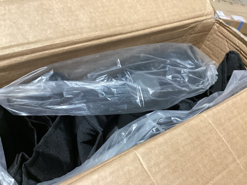 Condition photo showing New/Like New for jearey 6.5x10 ft rectangular patio umbrellas rectangle outdoor umbrella with push button tilt and crank, market table umbrella 6 sturdy ribs uv protection for poolside garden backyard deck, black 6.5x10ft black