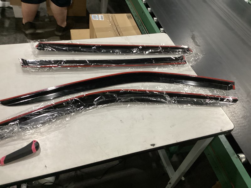 Condition photo showing New/Like New for window visors rain guards for 2024 2025 2026 toyota grand highlander & lexus tx, out-channel window vent wind deflectors visors shades 2024-2026 toyota grand highlander