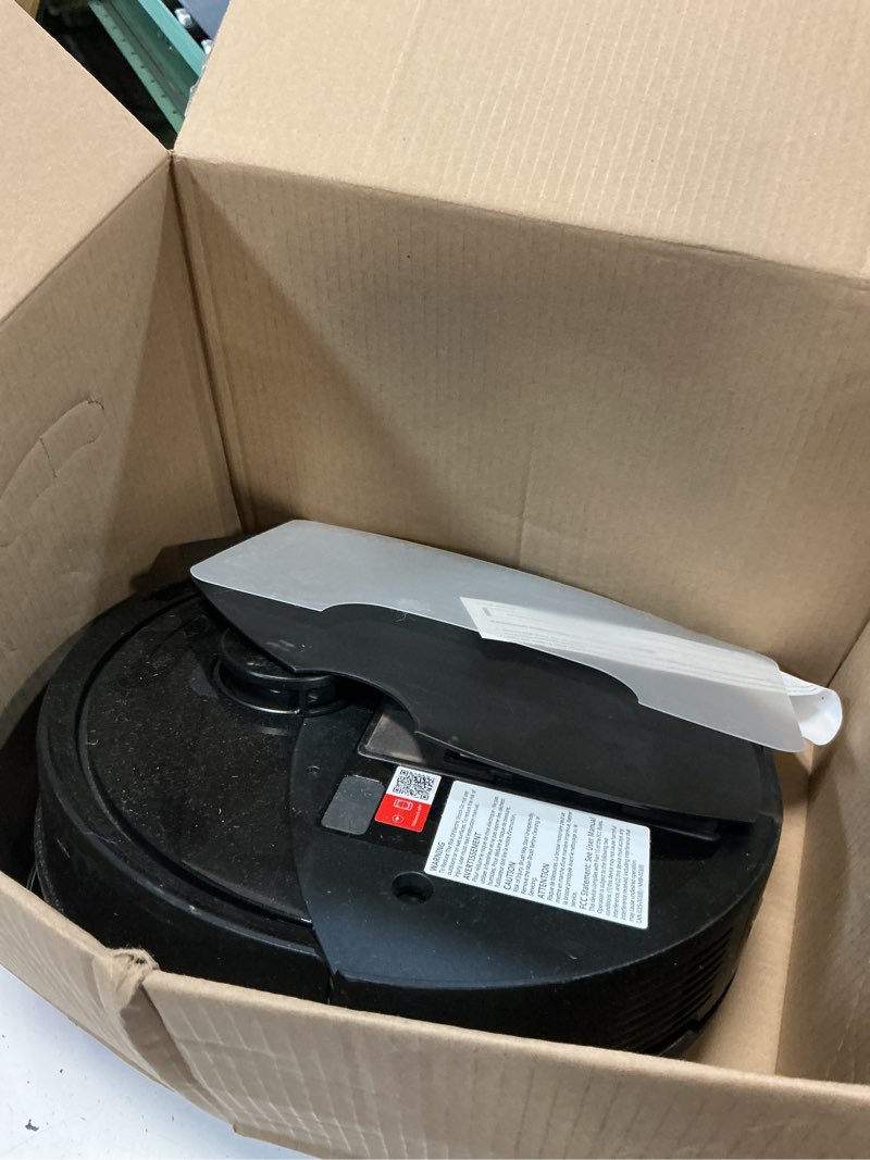Condition photo showing As Is for roborock q10 s5 robot vacuum and mop cleaner, 10000pa hyperforce suction, dual anti-tangle system, auto-lifting mop, reactivetech obstacle avoidance, app control, for pet hair and carpet, black