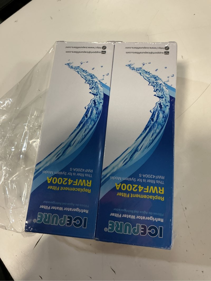 Condition photo showing New/Like New for icepure da97-17376b replacement for samsung haf-qin/exp rs27t5200sr ws645a rs22t5201sr rf28r7201sr rf32cg5400sr rf27cg5400sr rf29bb8600ql rf32cg5300sr rf29bb8600ql refrigerator water filter 3pack chlorine, odor removal 2 count (pack of 1)