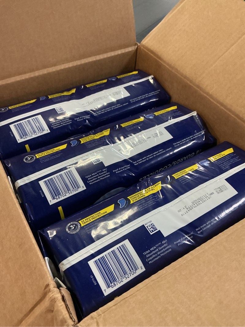 Condition photo showing New/Like New for TENA Men Protective Incontinence Guards for Men, Maximum Absorbency, 144 Count