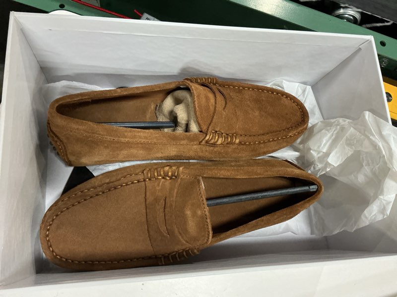 Condition photo showing Good Condition for essential suede driving loafer, 9.5, whiskey