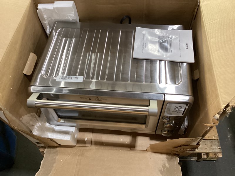 Condition photo showing As Is for *not tested* Breville BOV900BSS Smart Oven Air Fryer Pro and Convection Oven, Brushed Stainless Steel