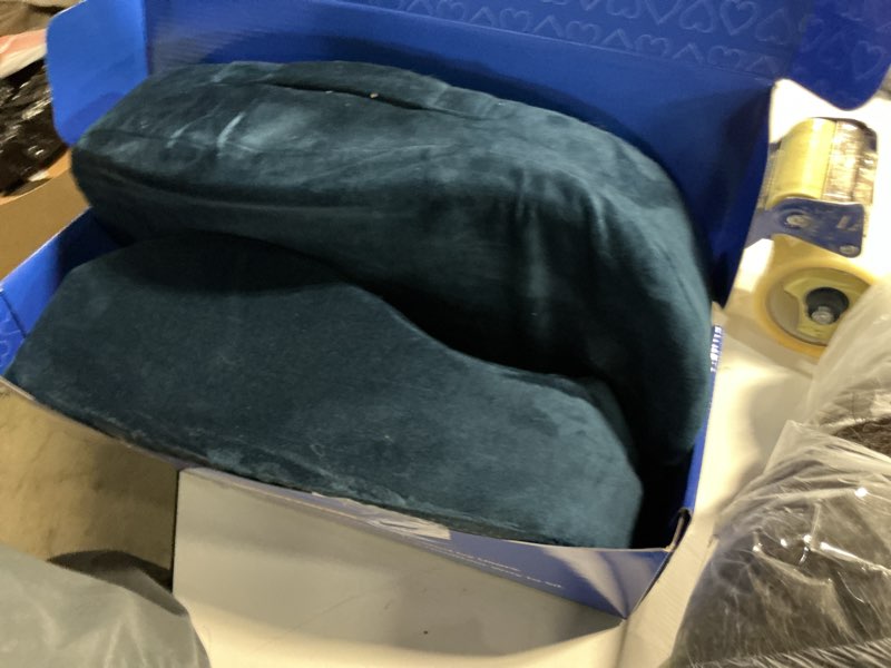 Condition photo showing Good Condition for blisstrends seat cushion,thick memory foam cushions for office chair, car seat, airplane, relieving pressure tailbone sciatica back pain for long sitting office workers, car drivers 4.7in thick blue