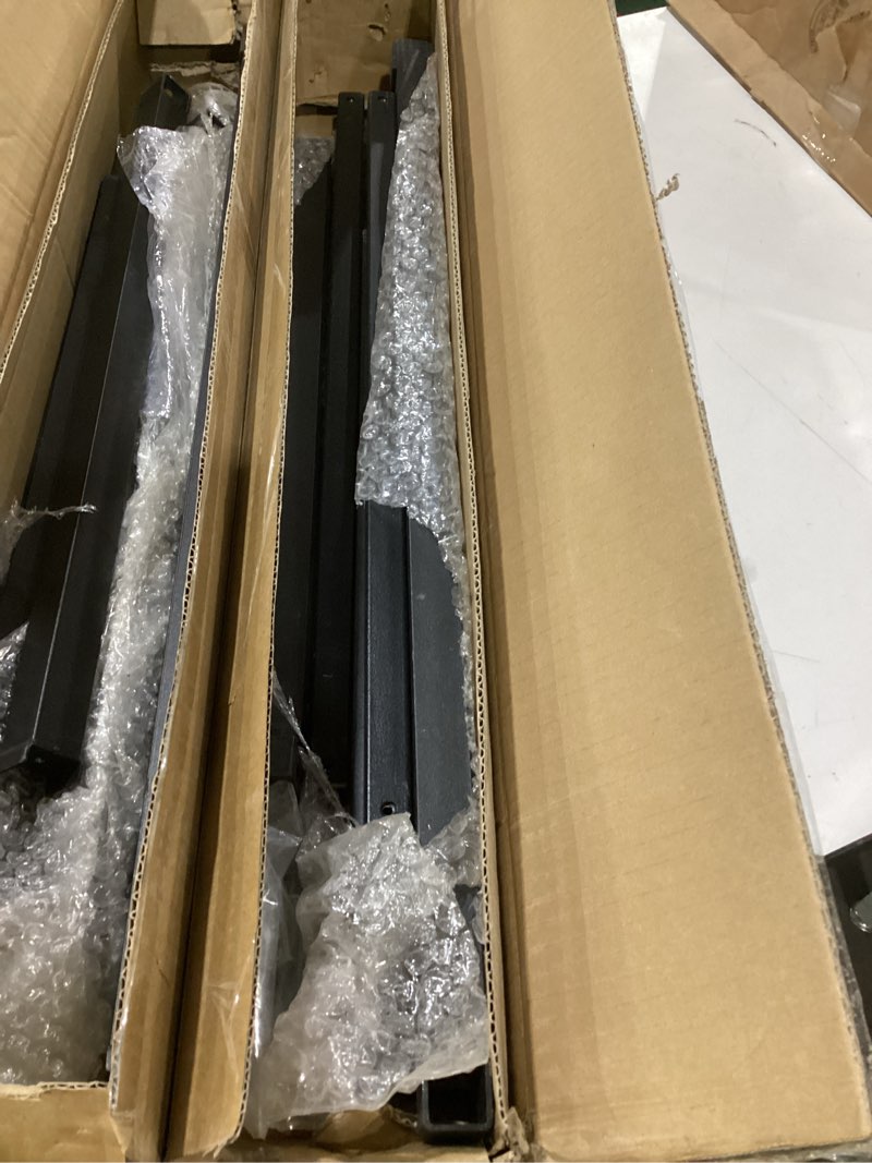 Condition photo showing Good Condition for sidasu 2 pack shipping container shelving shelf capacity up to 1100 lbs, 3 tiers shipping container hanging bracket shelf rack shipping container accessories for cargo storage 2pcs