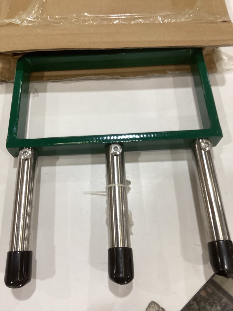 Condition photo showing New/Like New for lawn aerator, push core aerator lawn tool, stainless steel 3-corer hand aeration – manual yard plug aerator for compacted garden soil, garden care, gardening core aeration tool hollow tine