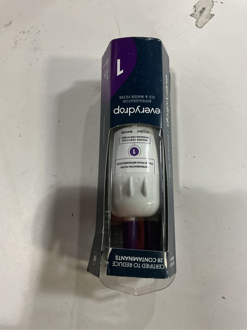 Condition photo showing item condition for everydrop by Whirlpool Ice and Water Refrigerator Filter 1, EDR1RXD1, Single-Pack , Purple 1 Count (Pack of 1)