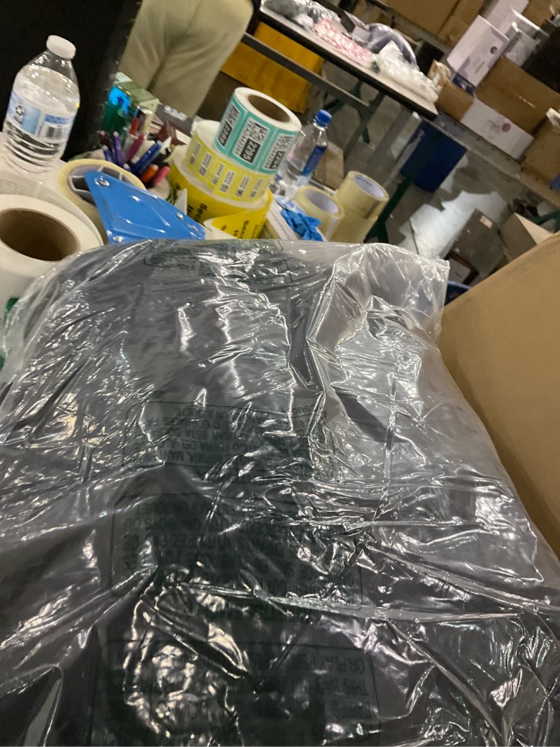 Condition photo showing As Is for ULTCOVER 600D Tough Canvas Heavy Duty Rectangular Patio Table and Chair Cover - Waterproof Outdoor General Purpose Furniture Covers 88Lx62Wx28H inch, Black Rectangular 88"(L)x62"(W) Black