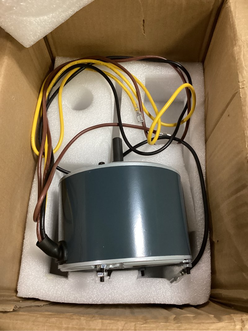Condition photo showing Good Condition for 5kcp39bgs069s condenser fan motor oem standard-1/10 hp, 1100 rpm, 208-230v condenser fan motor compatible with carrier havc dayton 6dll7,genteq #3s001,fasco #g3907 hc33ge233a hc34ge234 hb33gq230