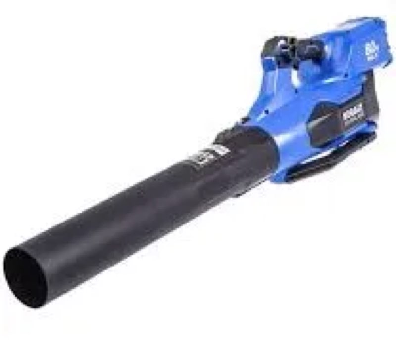 kobalt 80-volt cordless battery string trimmer and leaf blower