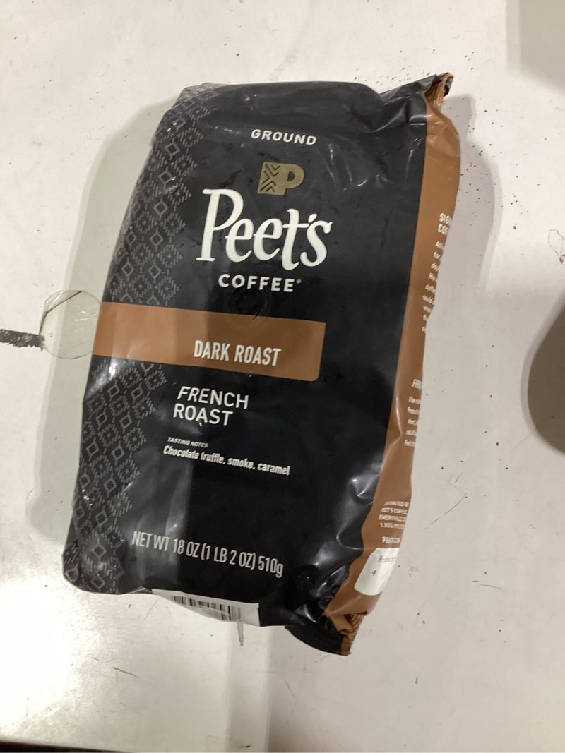 Condition photo showing New/Like New for Peet's Coffee, Dark Roast Ground Coffee - French Roast 18 Ounce Bag French Roast 18 Ounce (Pack of 1)