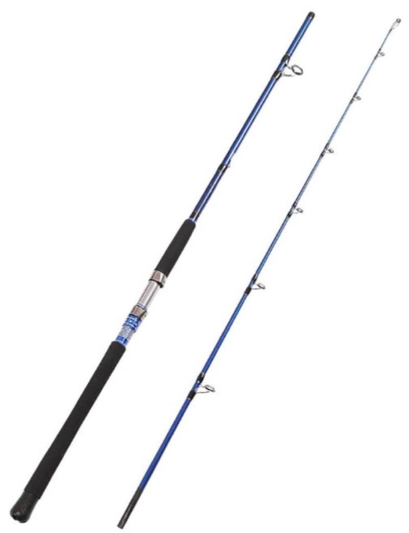 fiblink 2-piece saltwater spinning fishing rod offshore graphite portable fishing rod