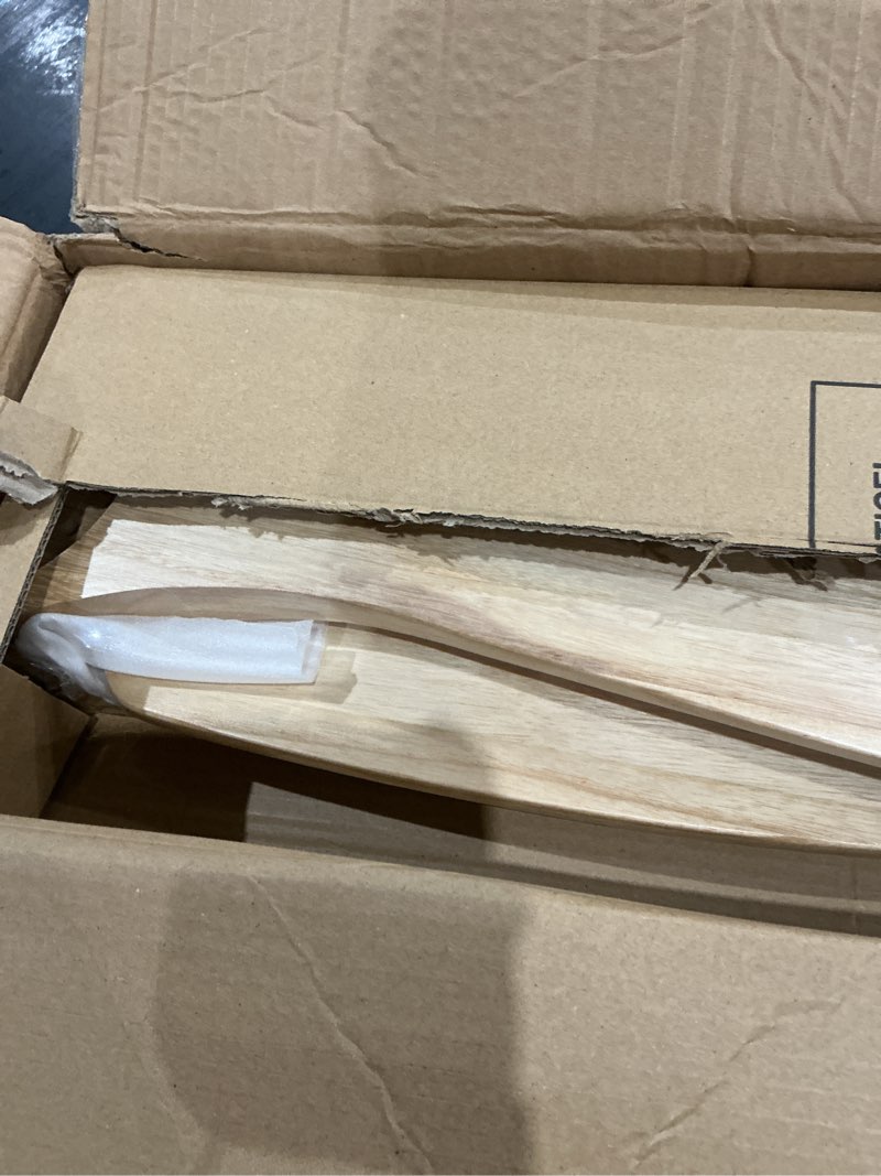 Condition photo showing Good Condition for 52 inch ceiling fans with lights and remote control, 3 blade ceiling fan with light for bedroom living room indoor outdoor patio, reversible, 3cct, dimmable, noiseless dc motor, nickel & natural wood nickel&natural 52 in