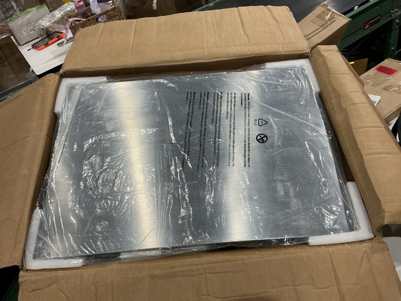 Condition photo showing Good Condition for stanbroil 30"x22"x3" stainless steel stove top cover - exact fit for 30" stoves, anti-slip design, kitchen organizer, heavy duty, easy to clean, safety features