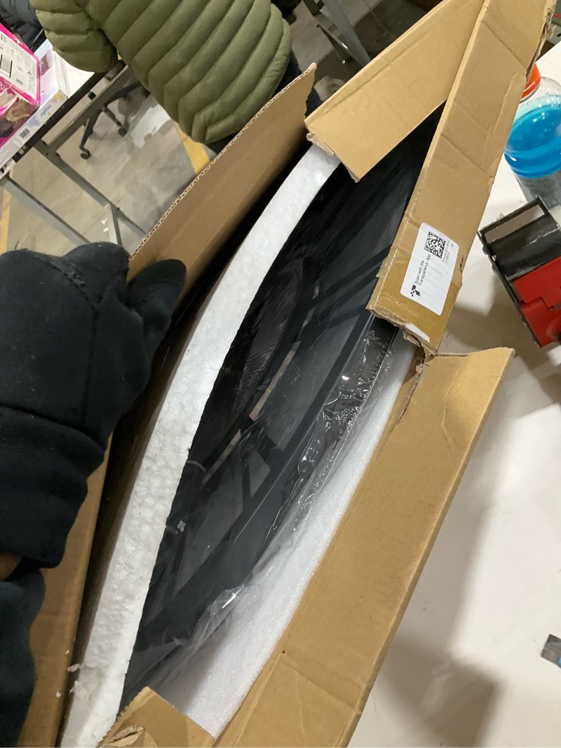 Condition photo showing Good Condition for LEIKE Large Wall Clocks with Night Light Battery Operated,Silent Non Ticking,Rustic Modern Big Wood Clock for Living Room, Bedroom,Kitchen,Farmhouse,Office,Home Decor-24 Inch(Roman Numerals) 24 Inch Black-wood-roman