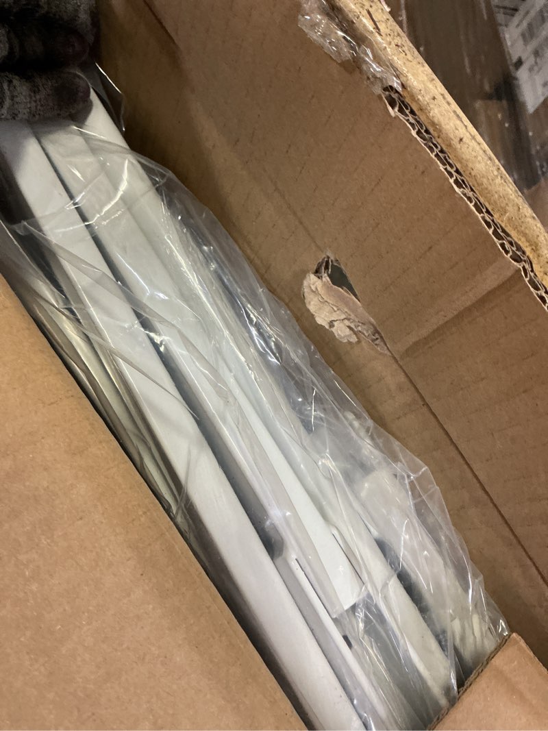 Condition photo showing Good Condition for regalo safety easy open 47-inch extra wide baby gate for doorways, hallways & bottom of stairs, pressure mount safety gate for babies, toddlers & pets, tested & safe, american designed, family owned metal gate