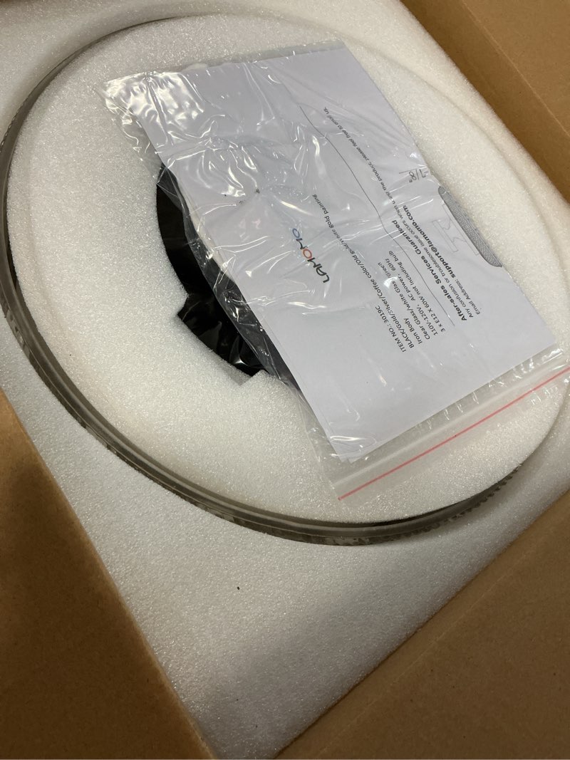 Condition photo showing Good Condition for Lamomo Semi Flush Mount Ceiling Light, Upgraded Larger Black Hallway Light Fixture, 3-Bulb Globe Glass Close to Ceiling Light, Indoor Hanging Light for Bedroom Kitchen Porch Hallway,Bulbs Not Included Black 12.2''