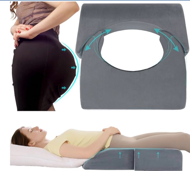 hombys adjustable size bbl pillow after surgery for sleeping, high density foam buttocks pillow, brazilian butt lift pillow post surgery recovery