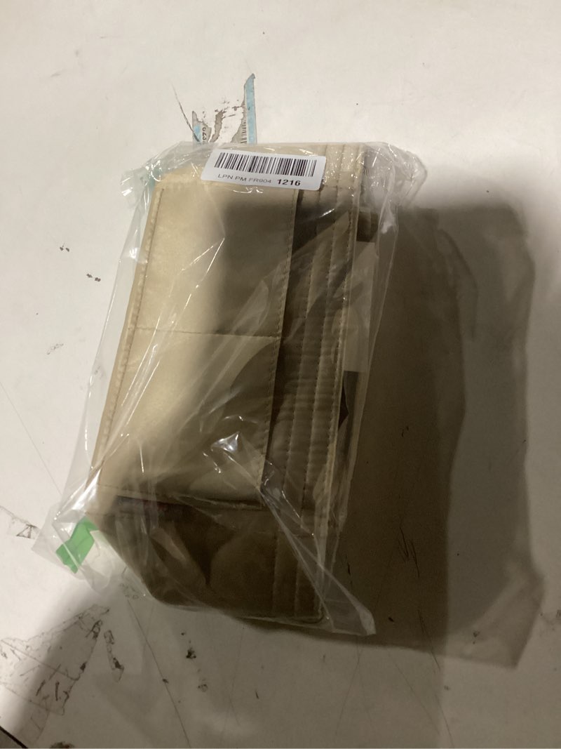 Condition photo showing Good Condition for ZTUJO Purse Organizer Insert, Felt Bag Organizer with Metal Zipper, Handbag & Tote Shaper, For Speedy Neverfull Tote, 7 Sizes Small Silky Beige