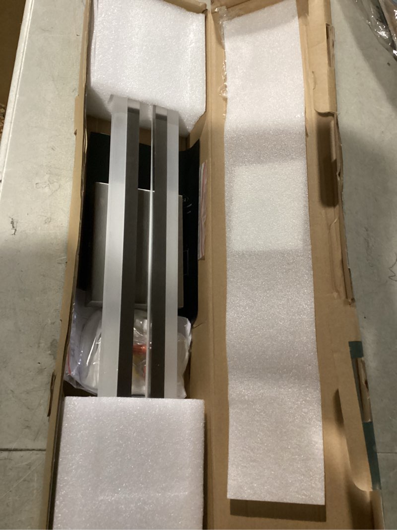 Condition photo showing Good Condition for solfart 24 inch led bathroom light fixtures vanity lights bathroom lights over mirror wall light fixtures 6000k brushed nickel