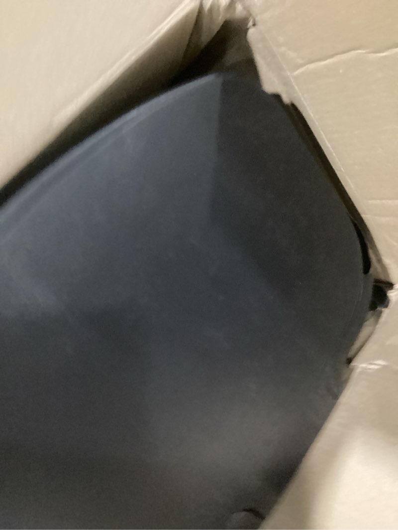 Condition photo showing Good Condition for Glad Premium 20 Gallon Trash Can - Plastic Kitchen Waste Bin with Odor Protection of Lid, Stainless Steel Step On Foot Pedal and Garbage Bag Rings, Black Black-Premium 20 Gallon