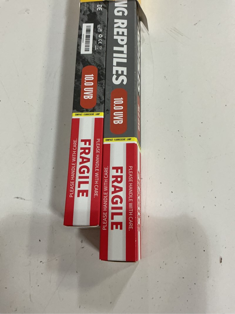 Condition photo showing Good Condition for t5 reptile 24w uvb 10.0 tube, 2-pack for desert reptiles & bearded dragons, 22'' 24 watts 2-pack t5 tubes uvb10.0