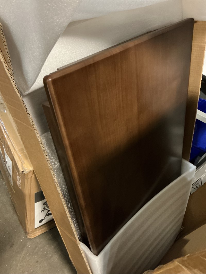 Condition photo showing Good Condition for 40" real solid wood desk with drawers, space-saving home office writing wooden desk, gaming & computer desk for bedroom, work study table for small space, easy assembly(beech,40inch) beech 40inch