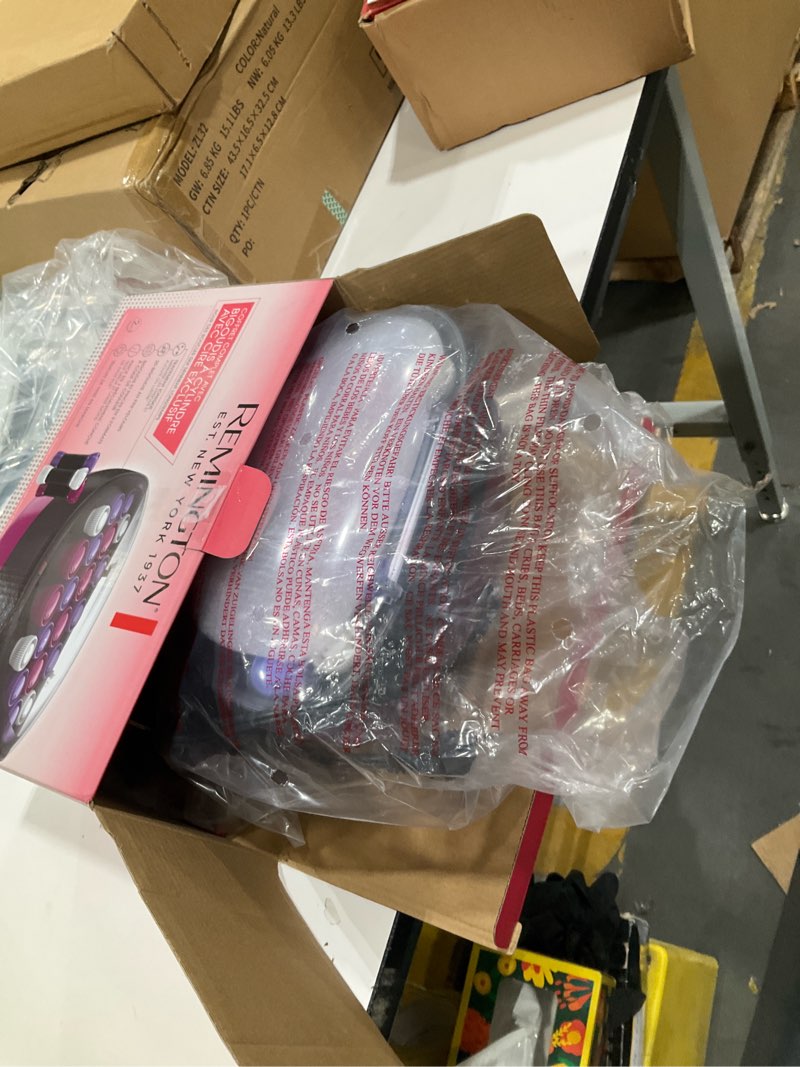 Condition photo showing Good Condition for remington ionic conditioning hair setter, 20 velvet hair rollers, 6 large (1¼”), 10 medium (1"), 4 small (¾”), blowout style hair curlers pink 1 count (pack of 1)