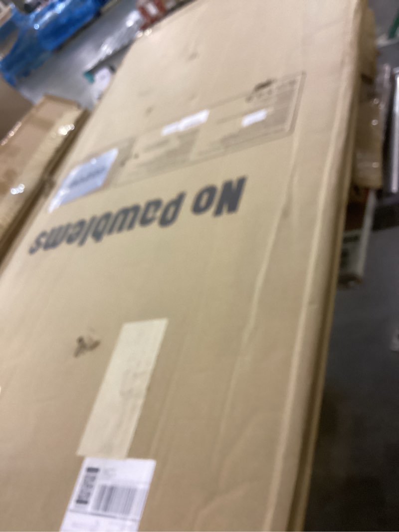 Condition photo showing New/Like New for No Pawblems Upgraded 71" Extra Tall Pet Gate for Cat, 29-43" Auto Close Cat Gate for Doorways/Stairs/Hallways, NO Drilling Pressure Mounted Tall Dog Gate Indoor, 1.37" Pet-Safe Gap, Black Black-gate 71" Tall, 29-43" Wide