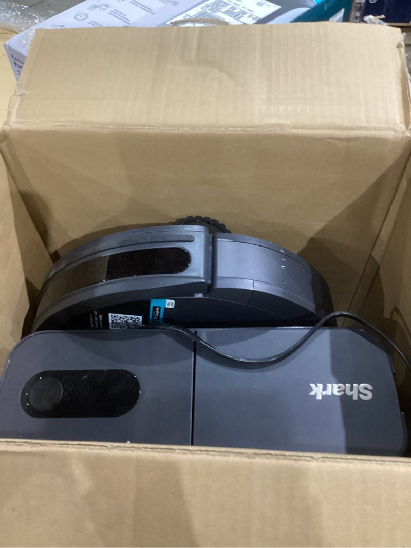 Condition photo showing Good Condition for shark av2501s ai ultra robot vacuum, with matrix clean, home mapping, 30-day capacity hepa bagless self empty base, perfect for pet hair, wifi, dark grey matrix ai ultra dry self empty