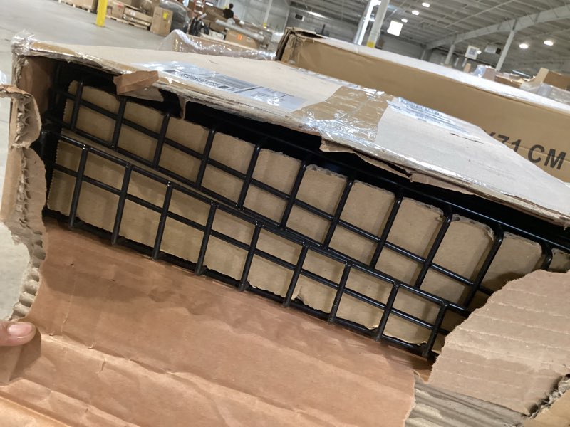 Condition photo showing Good Condition for walmann 2 pack garage wall shelf, 23.5" x 12" wall mounted storage shelves for garage, closet, laundry room, heavy duty wall shelving, holds up to 65 lbs(black)