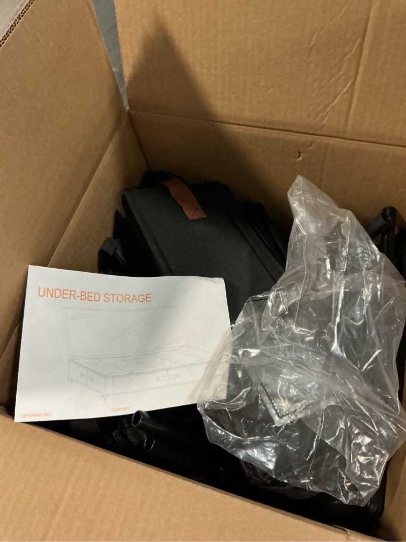Condition photo showing Good Condition for budding joy 80l 1 pack adjustable under bed storage with wheels black 1+pack