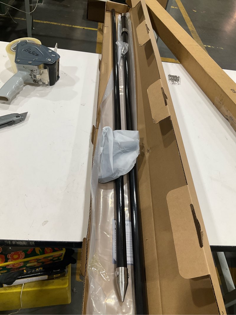 Condition photo showing Good Condition for shallow water anchor pole, fiberglass boat anchor with hook-handle, pole anchor with 316 stainless tip for small boat, fishing kayak, pontoon (gloves included) 8.39 ft