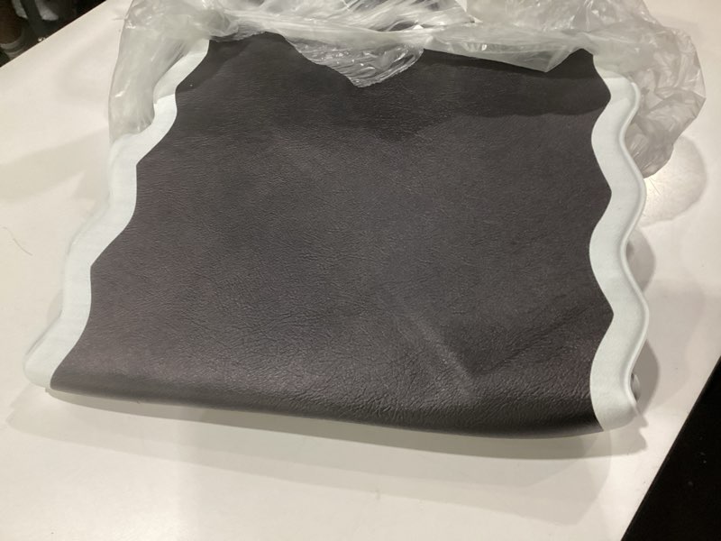 Condition photo showing As Is for arenarug scalloped black white kitchen mats rugs sets of 2 cushioned anti fatigue floor mat waterproof kitchen rugs non slip foam comfort standing mat for sink laundry bi-tone- black white 17.3"x30"+17.3"x47"