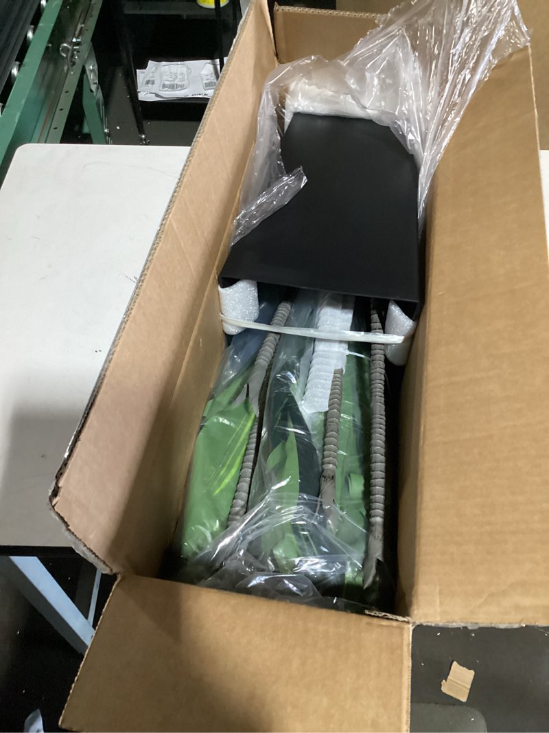 Condition photo showing As Is for Artificial Dracaena Tree 5FT - Fake Tree with Black Tall Planter - Faux Yucca Tall Fake Floor Plant in Pot - Artificial Plant for Home Office Living Room Decor Indoor Black 5ft