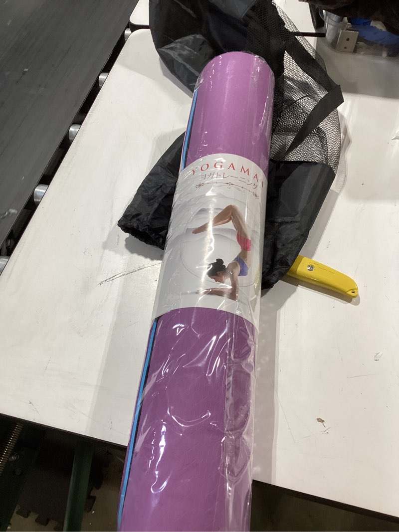 Condition photo showing Good Condition for gruper yoga mat non slip, eco friendly fitness exercise mat with carrying strap,pro yoga mats for women,workout mats for home, pilates and floor exercises army green 0.31*24*72 inches