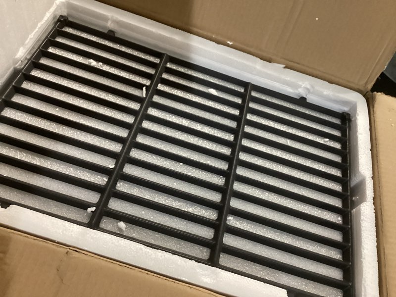 Condition photo showing Good Condition for genesis 300 grill parts kit for weber genesis 310 320 series e330 e320 e310 s310 s320 s330 ep/cep310 ep/cep320 ep/cep330 grill parts(2011-2016), 7524 cast iron grill grates & 7621 flavorizer bars porcelain enameled+cast iron black-no burner