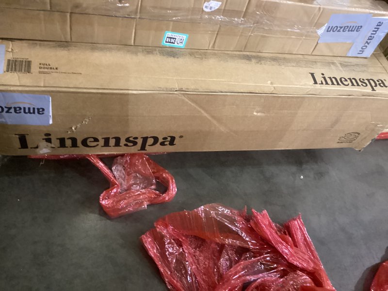 Condition photo showing New/Like New for Linenspa 10 Inch Memory Foam and Spring Hybrid Mattress - Medium Feel - Bed in a Box - Quality Comfort and Adaptive Support - Breathable - Cooling - Perfect for a Guest Bedroom - Full Size Full 10 Inch Mattress Only