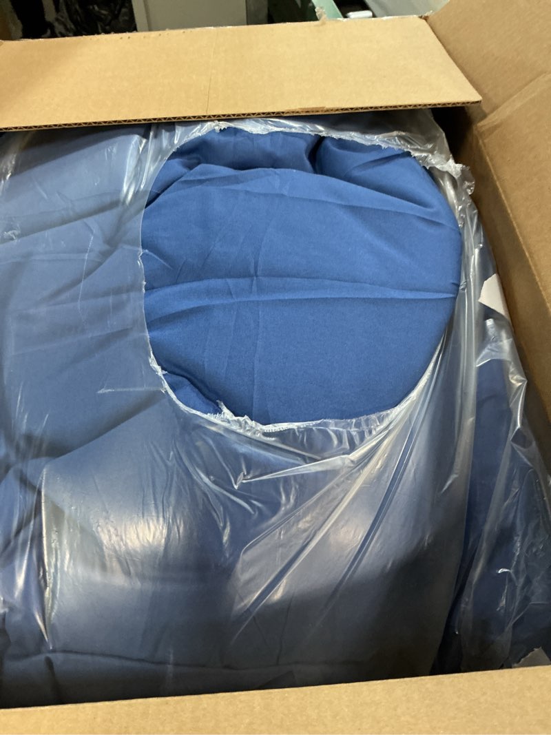 Condition photo showing Good Condition for Dobuyly Floral Queen Comforter Set, 7 Piece Bed in a Bag Queen Size Blue Flowers on White Botanical Bedding Set, Soft Microfiber Bedding Comforter Sets with Sheets for All Season Queen Blue