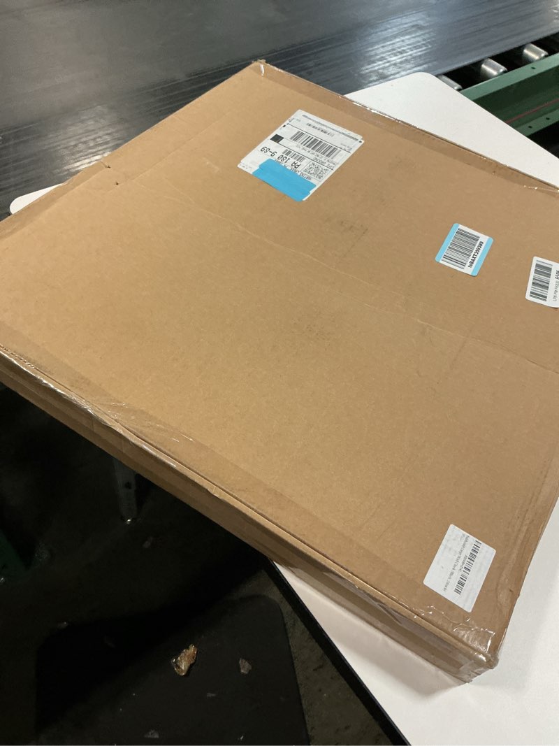 Condition photo showing Good Condition for Large Wall Clock 24 Inch Black Roman Numerals Metal Clock Battery Operated Silent Non-Ticking Decor Clock Modern Round Oversize Wall Clocks for Home, Hotel, Office, Bedroom (Black, 24inch) 24inch Black