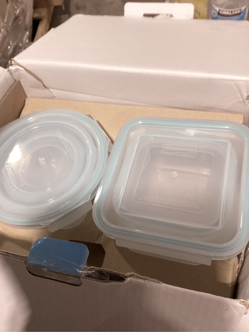 Condition photo showing Good Condition for Glasslock 18-Piece Assorted Oven Safe Container Set Clear Assortment Set