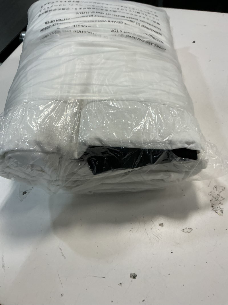Condition photo showing Good Condition for likiyol linen curtains for living room 84 inch length farmhouse ruffle curtains for bedroom light filtering window curtain rustic country drapes rod pocket window treatments, black white, 2 panels black and white 52"w x 84"l (pack of 2)