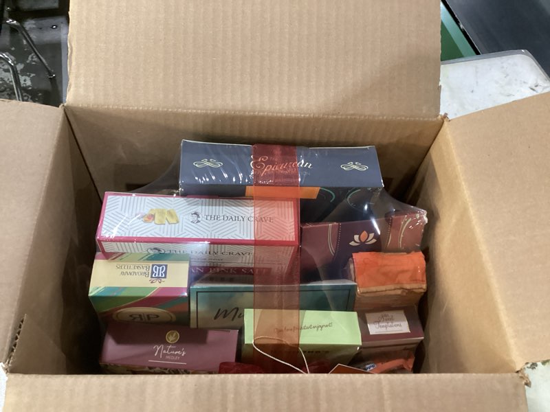 Condition photo showing New/Like New for Broadway Basketeers Gourmet Gift Basket Snack Gifts for Women, Men, Families, College – Delivery for Holiday, Appreciation, Thank You, Congratulations, Corporate, Get Well Soon Care Package