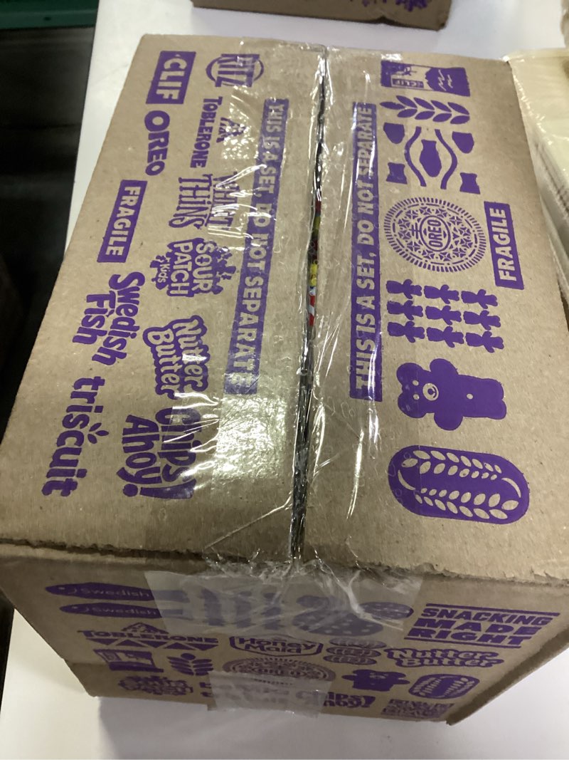 Condition photo showing New/Like New for (by apr-14-2026)sour patch kids and swedish fish soft & chewy candy variety pack, bulk candy, 15 boxes