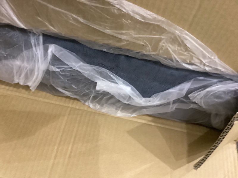 Condition photo showing New/Like New for Folding Floor Gaming Chair 14-Poistion Cushioned Adjustable Floor Lazy Sofa Chair w/Breathable Cotton & Skin-Friendly Coral Velve for Adults & Kids Perfect for Reading Gaming Meditating, Grey 1 Grey